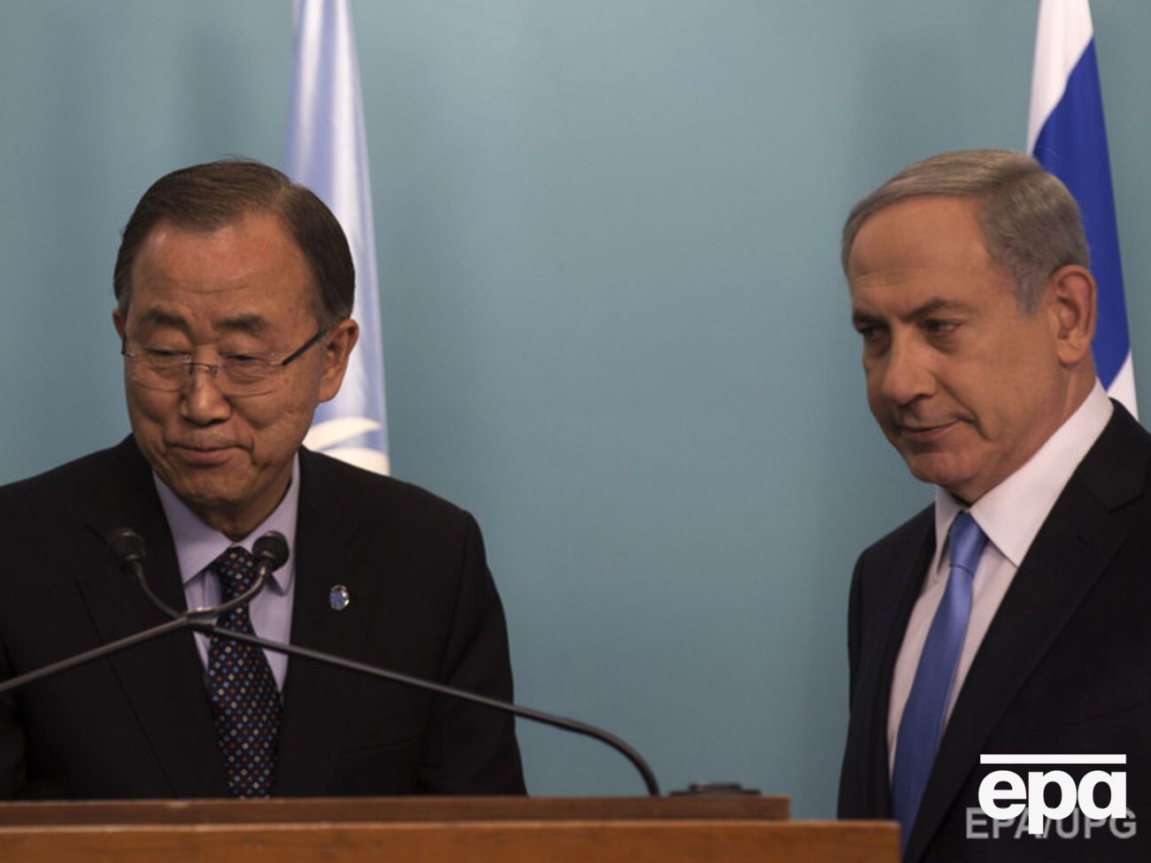 Пан Ги Мун и Нетаньяху