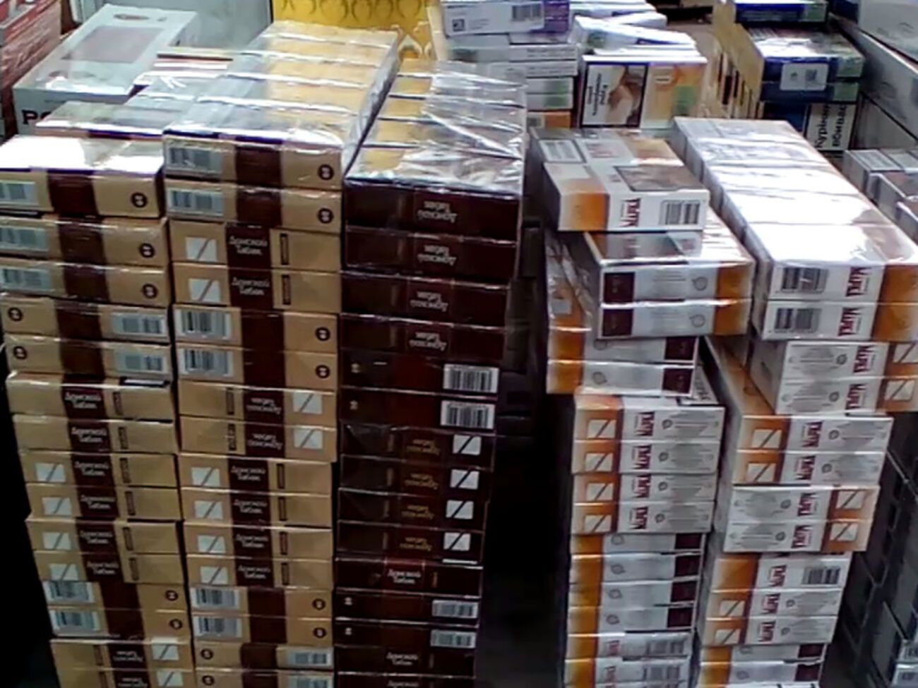 Госфискальная служба сорвала контрабанду в Украину сигарет