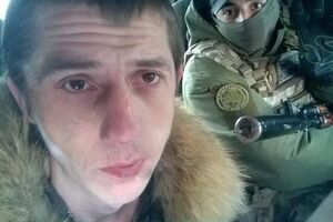Задержанный боевик "Востока" Артем Гуров