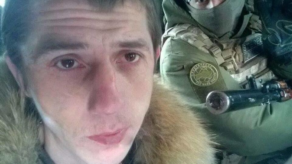 Задержанный боевик "Востока" Артем Гуров