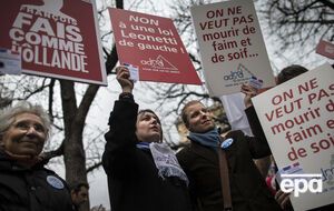 Митинг в поддержку эвтаназии в Париже