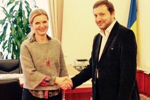 Министр информационной политики Украины Юрий Стець провел встречу с послом Словении Натальей Прах