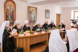 Во время заседания Собора УПЦ МП