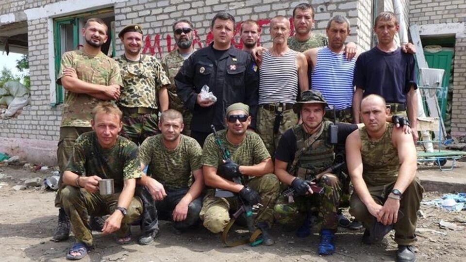 Семенченко с бойцами батальона