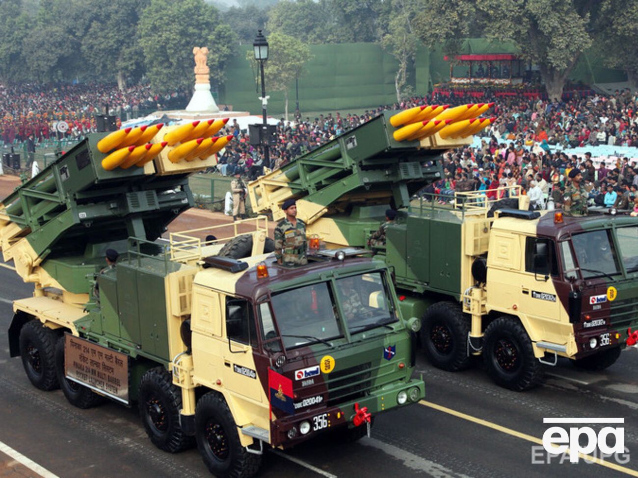 Дальность стрельбы РСЗО Pinaka II составляет 60 км, что на 20 км больше, чем у предыдущей модификации