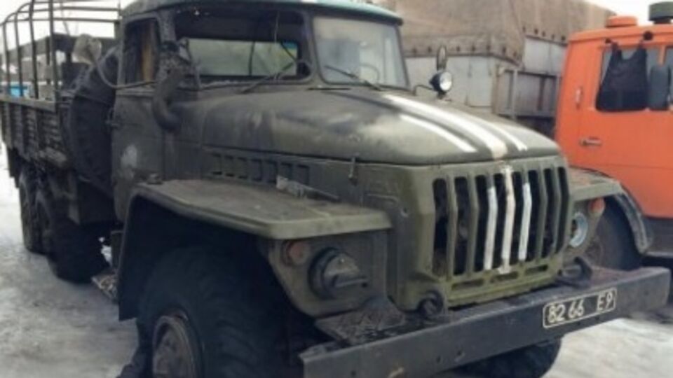 "Урал" подорвался на фугасе