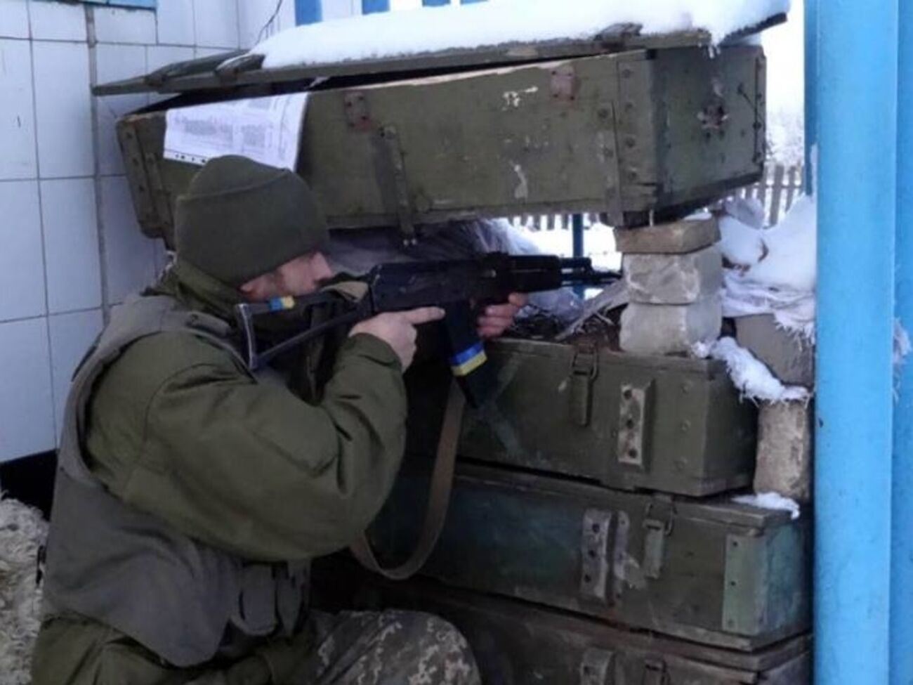 Украинские позиции находятся под обстрелом боевиков