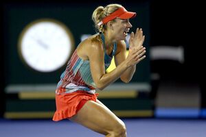 Немка Кербер сенсационно обыграла Серену Уильямс в финале Australian Open. Фоторепортаж