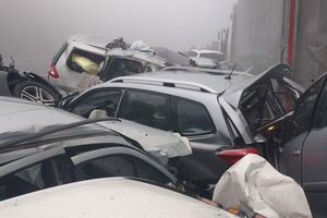 Авария на словенской автомагистрали произошла в условиях густого тумана