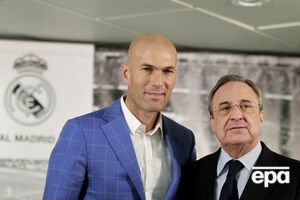 Зидан и президент "Реала" Перес