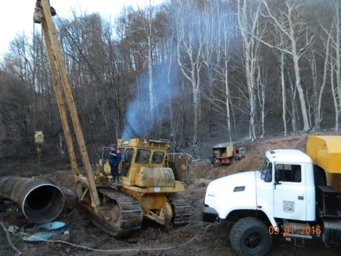 Работы на газопроводе завершены