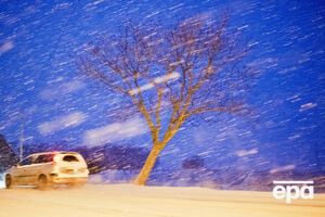 В Донецкой области на дорогах мокрый снег и гололед