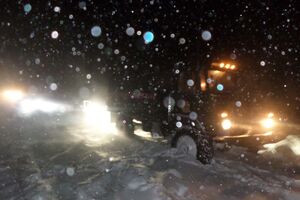 В Кировоградской области снегопад замел дороги