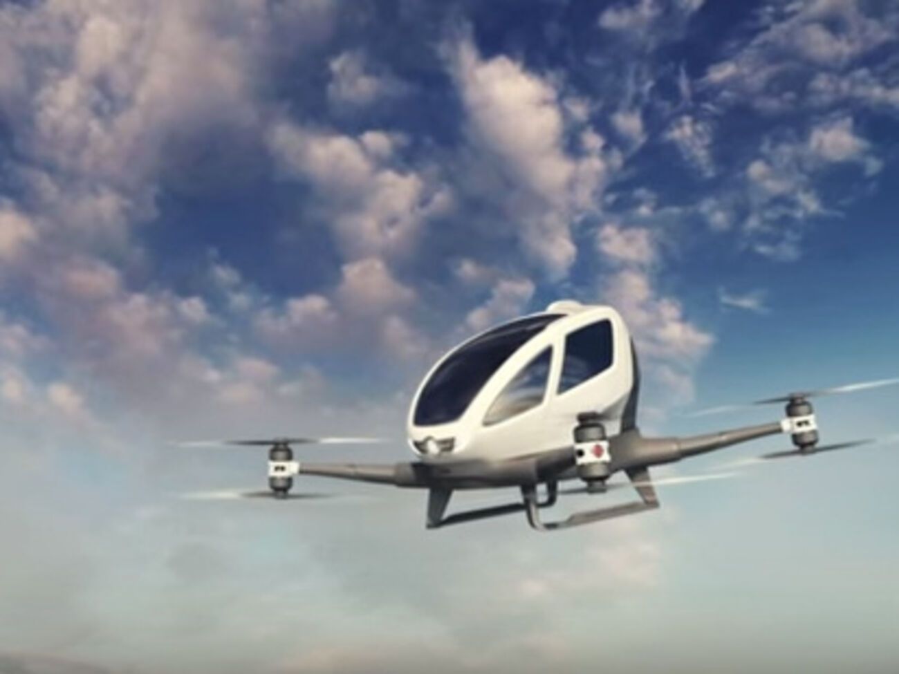 Китайцы представили первое в мире беспилотное такси