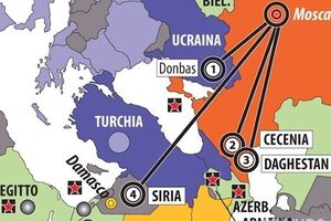 Итальянское издательство опубликовало карту с "российским" Крымом