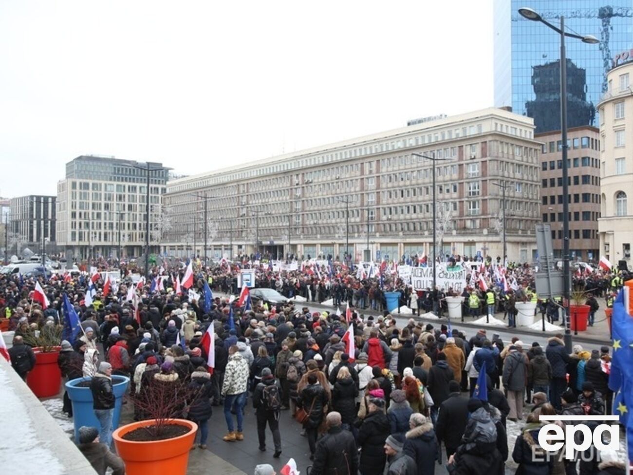 Демонстрация в Варшаве