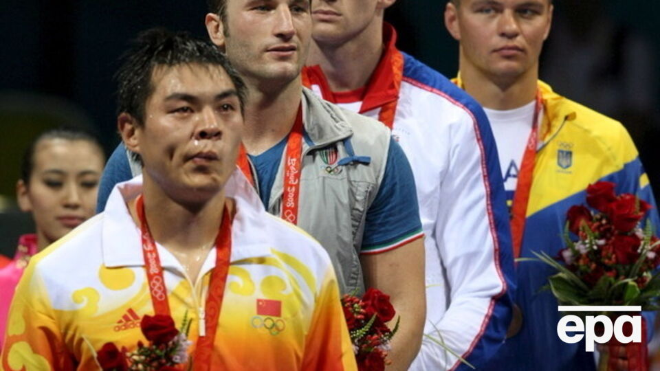 В 2008 году Глазков (справа) стал бронзовым призером Олимпиады в Пекине