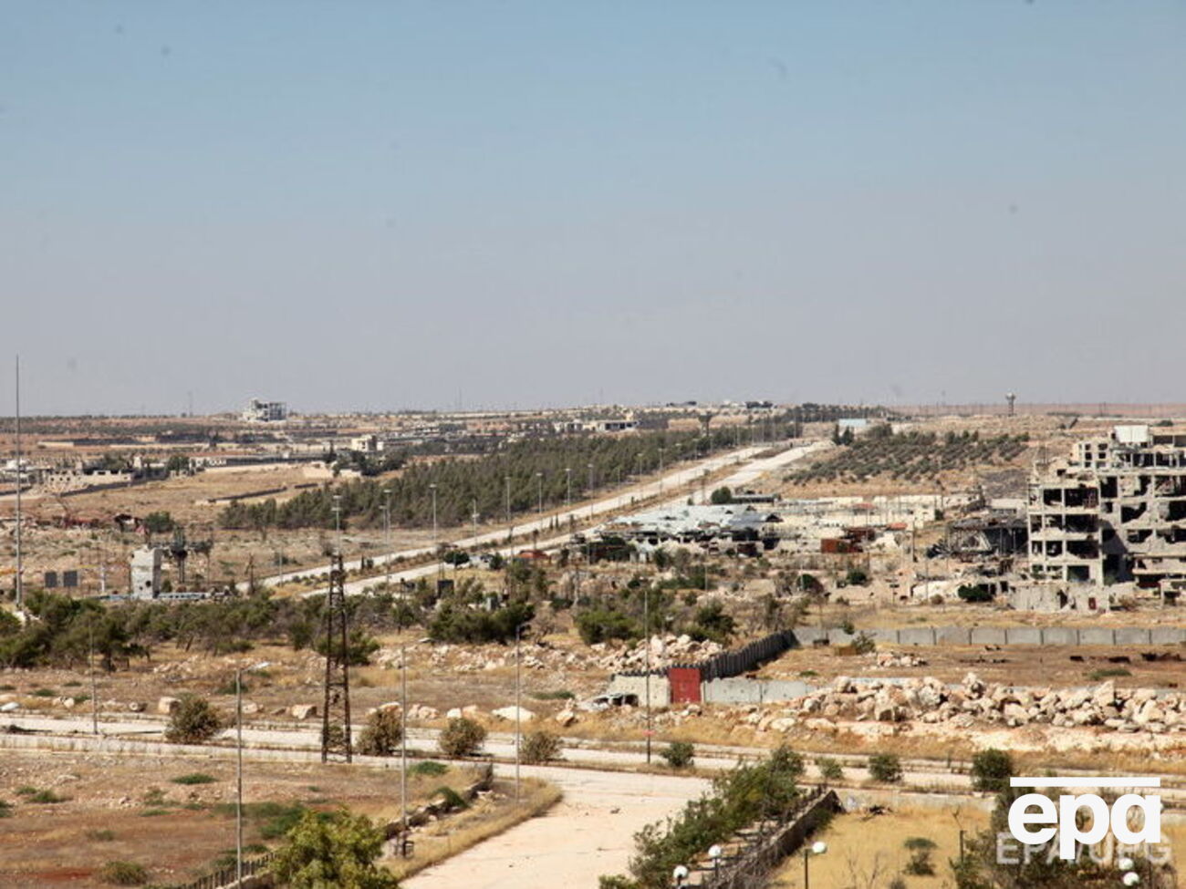 Разрушенный сирийский город Алеппо