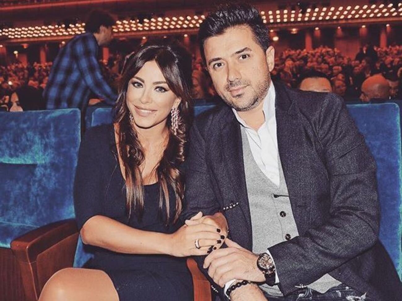 Ани Лорак и Мурат вместе вышли в свет