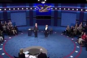 Трамп и Клинтон не пожали друг другу руки перед дебатами