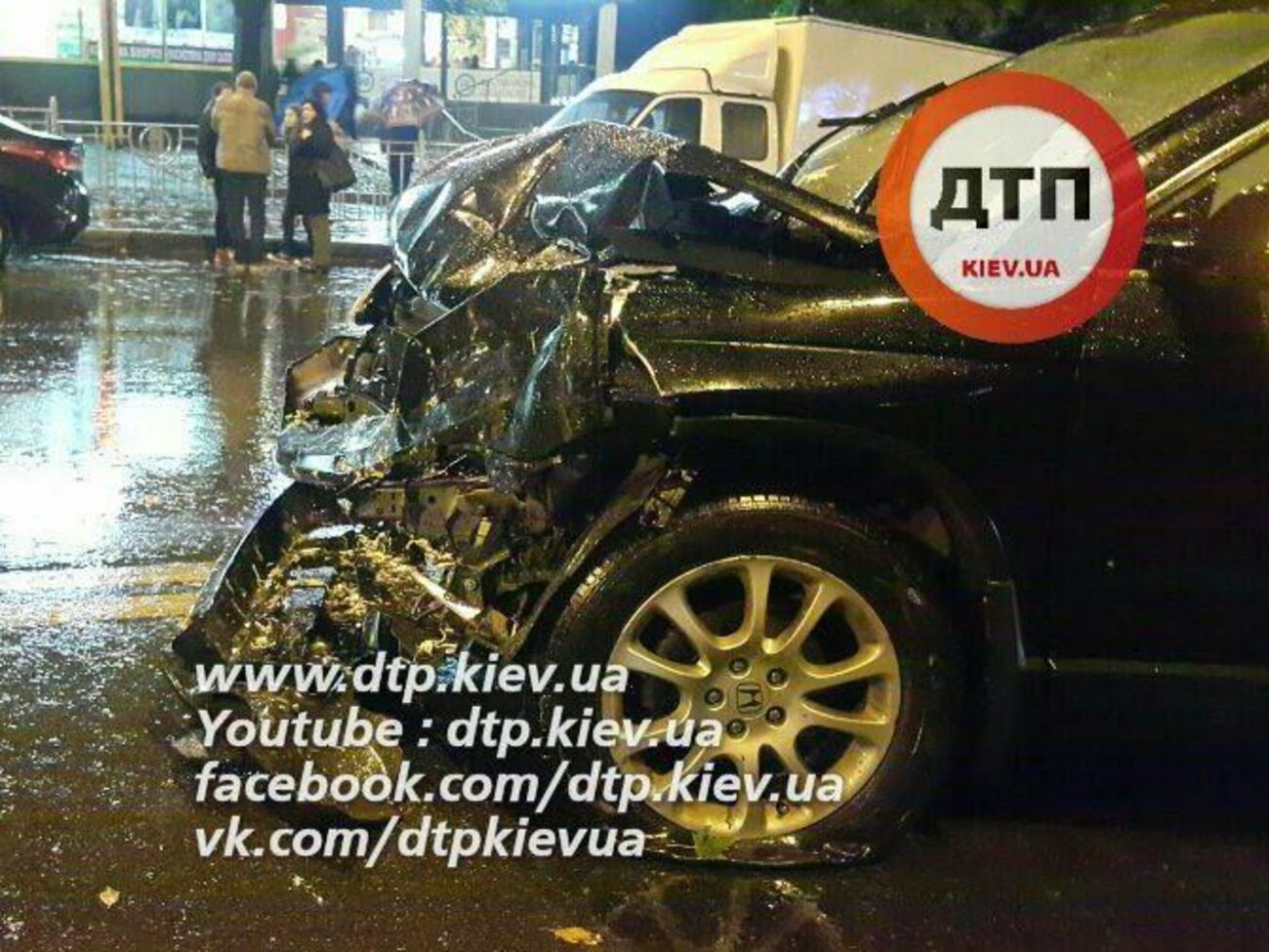 Авария случилась на улице Васильковской