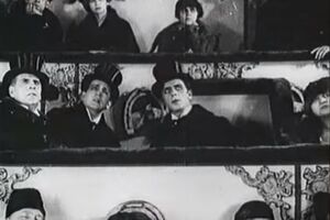 Кадр из фильма "Молчи, грусть, молчи" (1918)