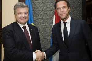 Порошенко и Рютте