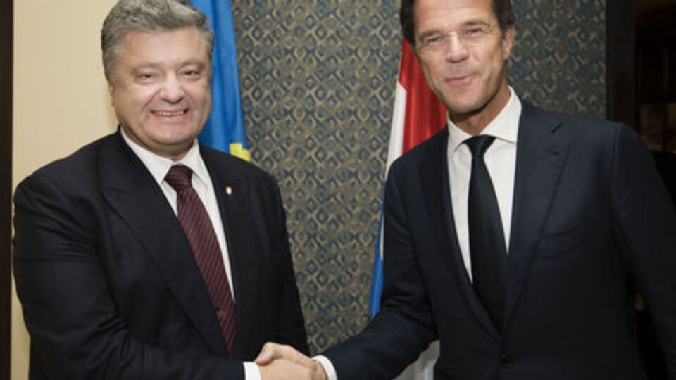 Порошенко и Рютте