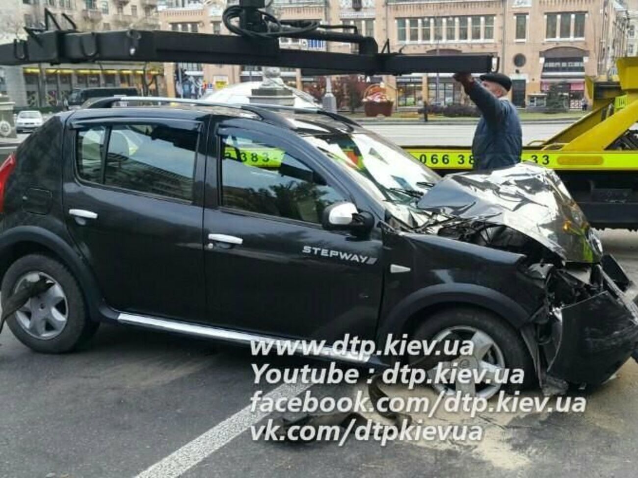 Dtp.kiev.ua: Работали медики, спасатели, три патруля полиции. Поднялся кипиш