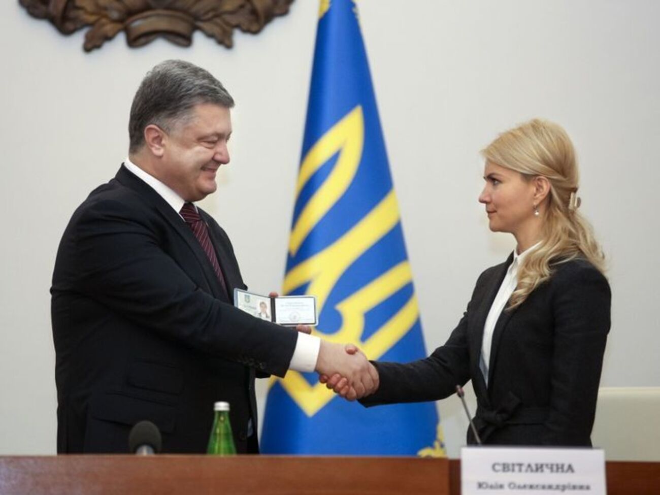 Порошенко заявил, что Светличная теперь в "высшей лиге"