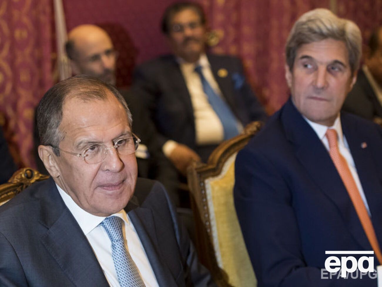 Лавров и Керри на конференции в Лозанне