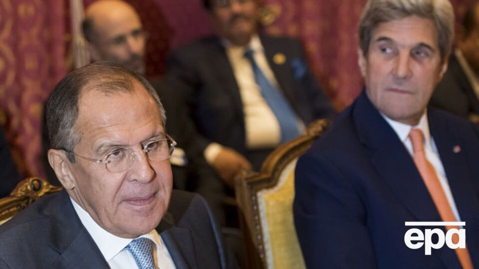 Лавров и Керри на конференции в Лозанне