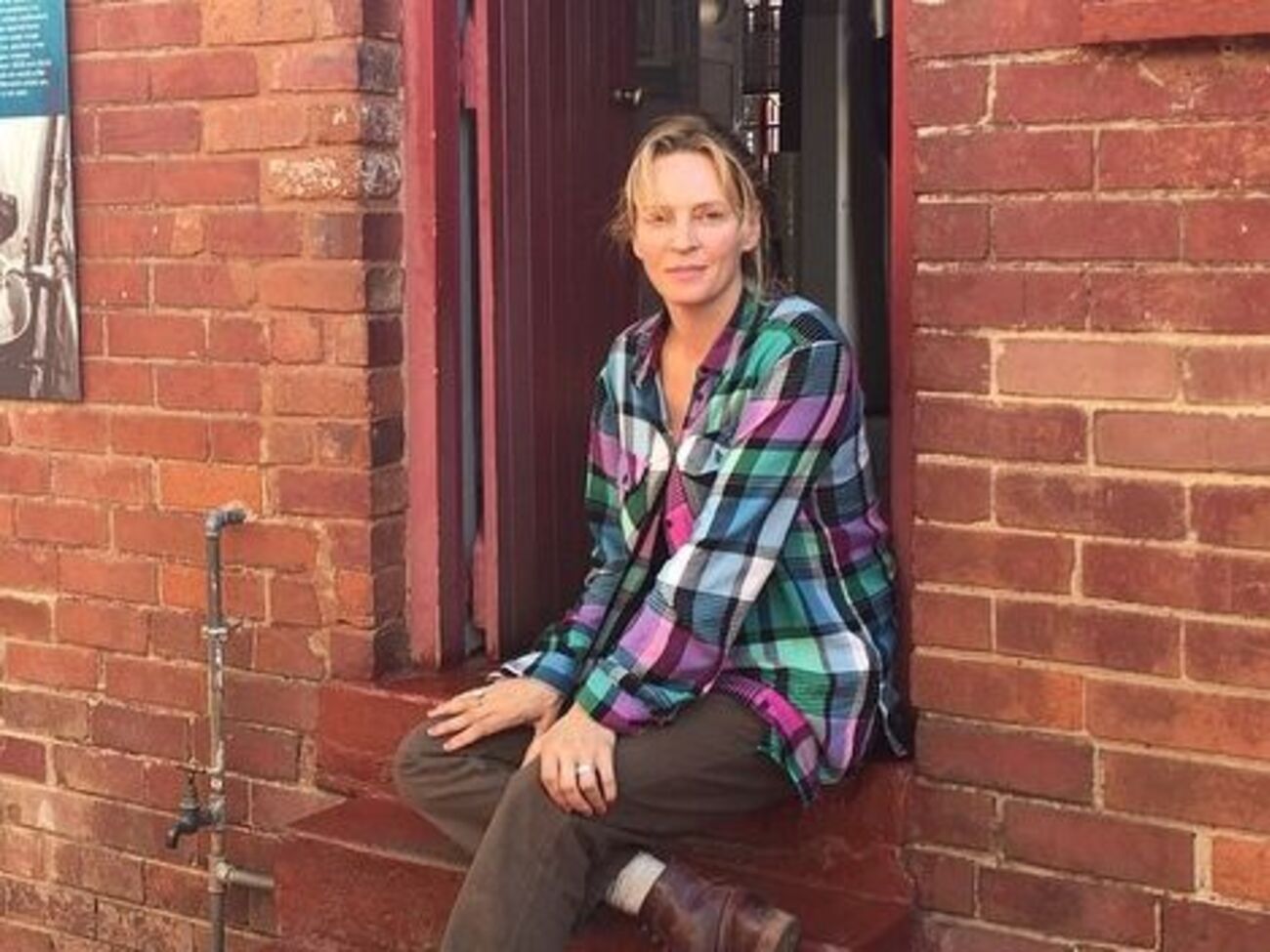 Турман:&nbsp;С моим прекрасным сыном Леоном!