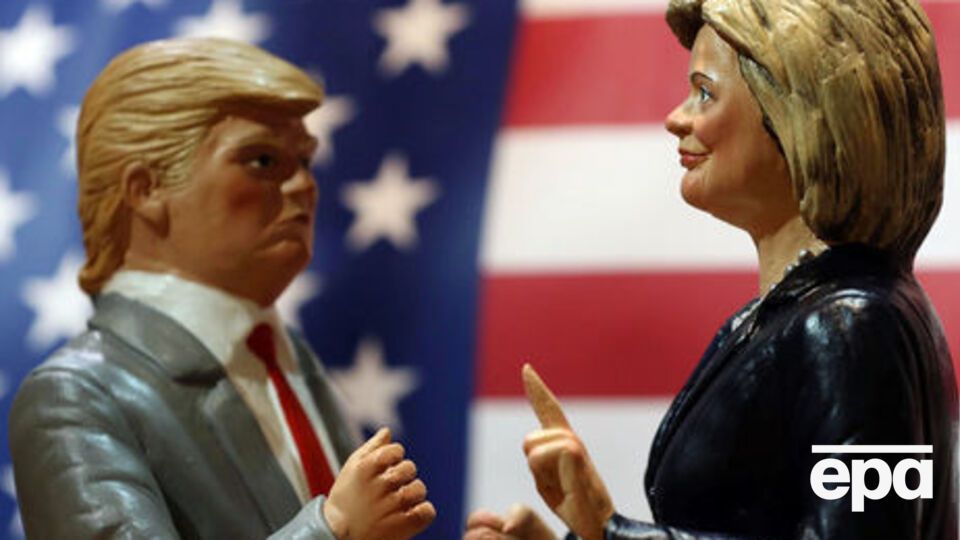 Клинтон поддерживают 46% мужчин, в то время как Трампа – 44%