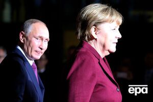 Путин и Меркель перед переговорами в Берлине