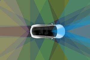 Новые автомобили оснащены восемью камерами