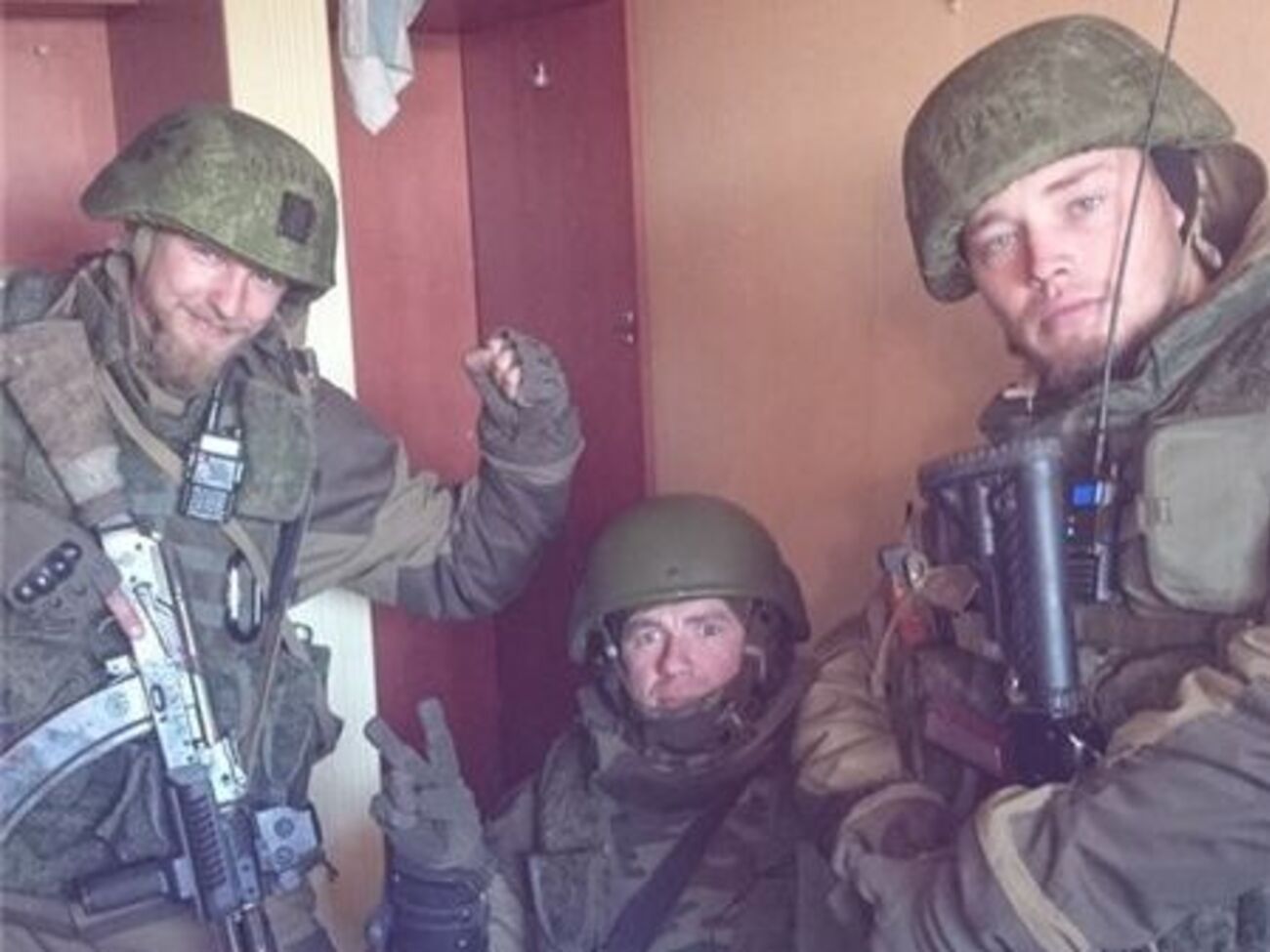 Российские террористы Ян Петровский, покойный Арсений Павлов (Моторола) и Алексей Мильчаков (слева направо)