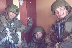 Российские террористы Ян Петровский, покойный Арсений Павлов (Моторола) и Алексей Мильчаков (слева направо)