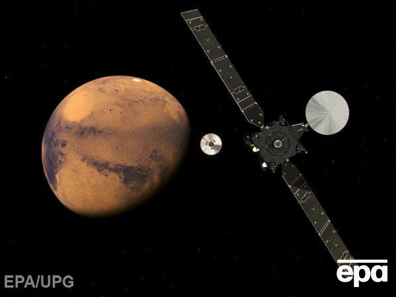 Приземление Schiaparelli на Марс оказалось неудачным
