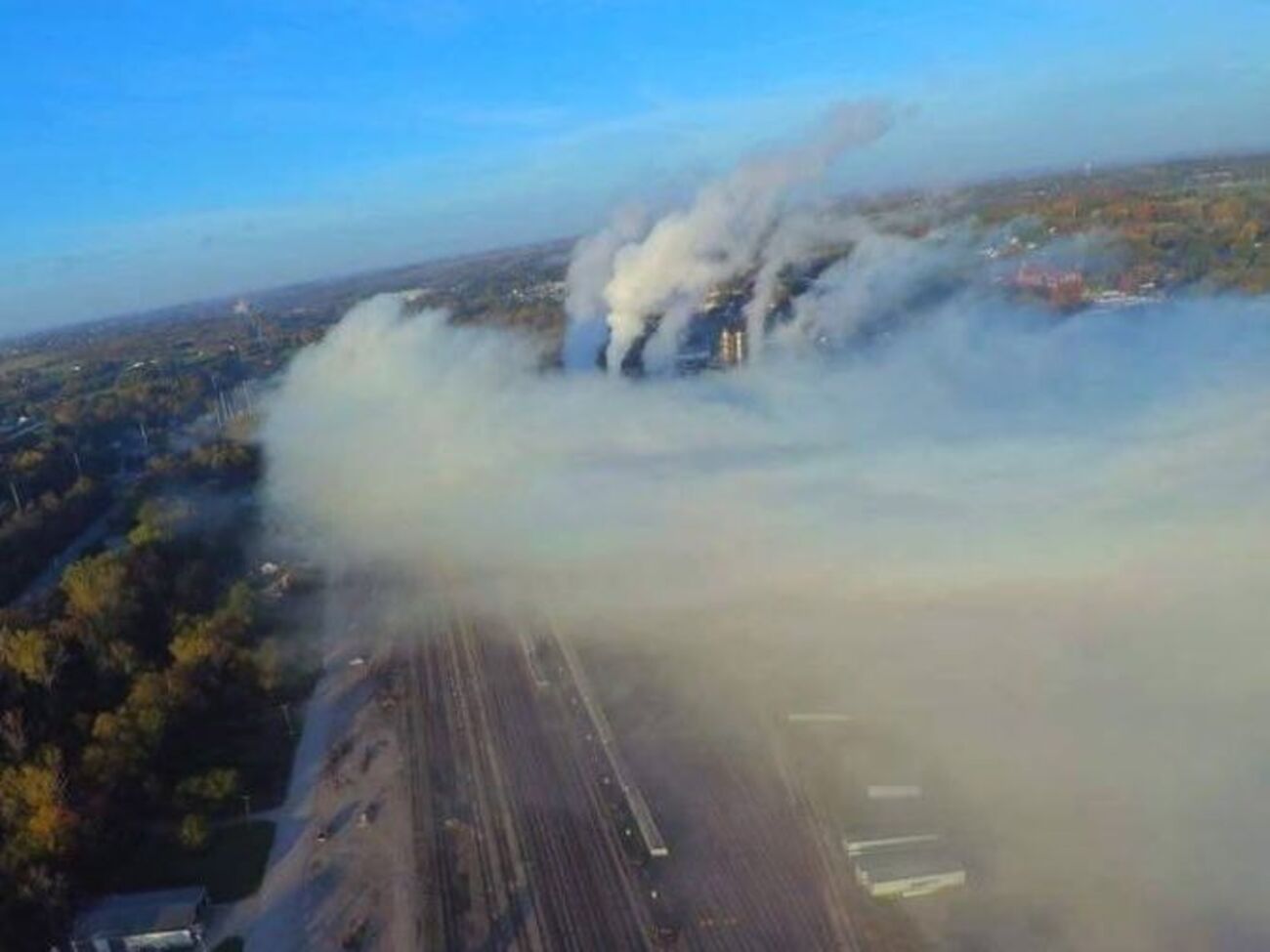 В американском городе Атчисон произошла&nbsp;химическая утечка на предприятии MGP Ingredients Inc