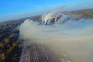 В американском городе Атчисон произошла химическая утечка на предприятии MGP Ingredients Inc