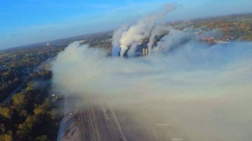 В американском городе Атчисон произошла химическая утечка на предприятии MGP Ingredients Inc