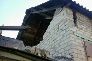 Последствия обстрела боевиками Авдеевки