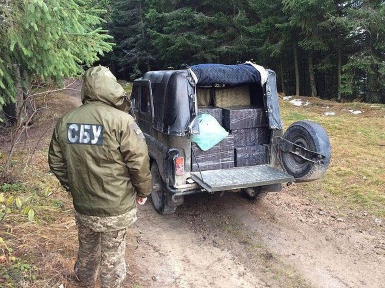 Ориентировочная стоимость товаров составила около 1 млн 100 тыс. гривен