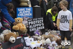 Жители Лондона требовали мира в Алеппо