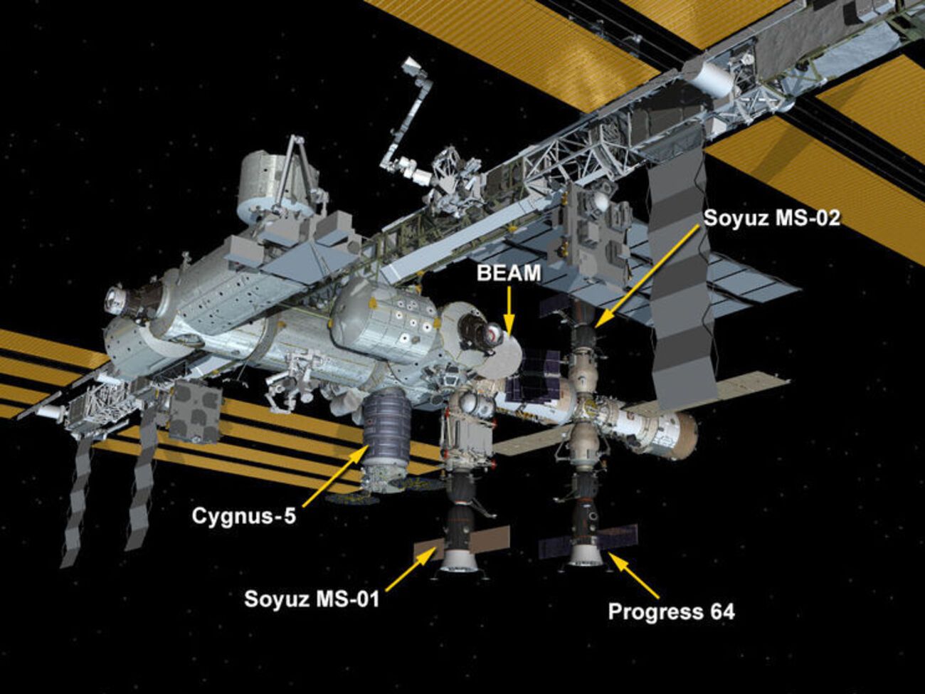 Грузовой корабль Cygnus&nbsp;будет присоединен к МКС чуть более одного месяца