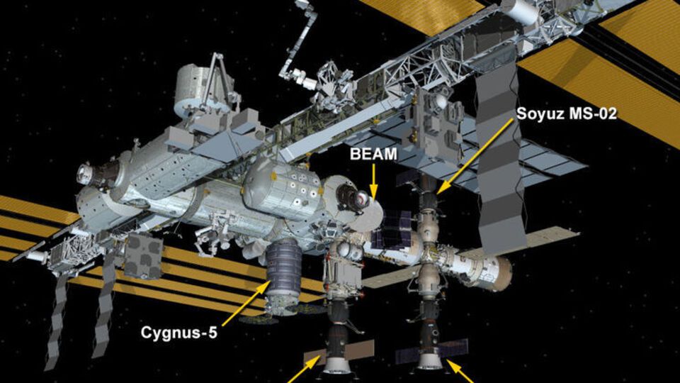 Грузовой корабль Cygnus будет присоединен к МКС чуть более одного месяца