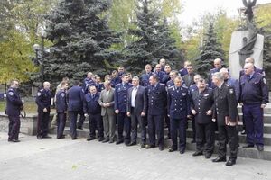 На пресс-конференции Ольховского присутствовали глава Запорожской ОГА, новый областной прокурор и другие чиновники