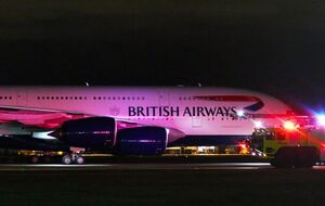 Самолет летел из Сан-Франциско в Лондон