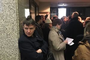 Савченко приехала на суд по делу украинцев Карпюка и Клиха